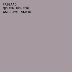 #A69AA0 - Amethyst Smoke Color Image